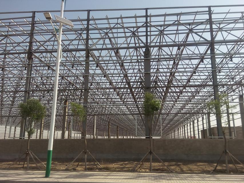 井冈山汽车工业厂房网架